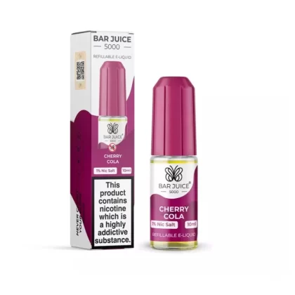 Bar Juice 5000 Salt Nicotine Cherry Cola 10mg & 20mg Salts - Vapourdays Co