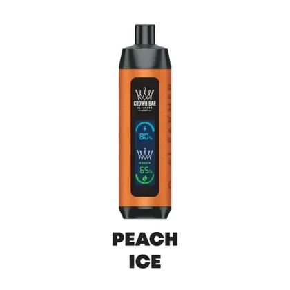 Peach Ice – Al Fakher Crown Bar Disposable 8000 Puffs - Vape Product