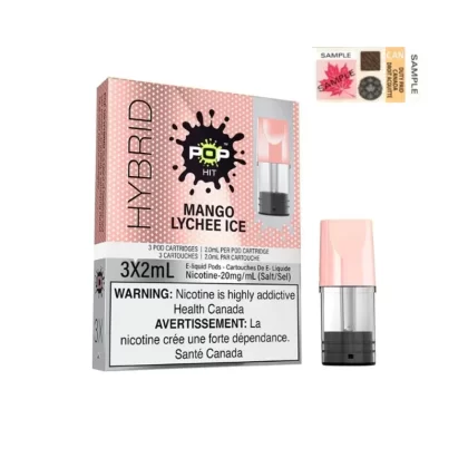 POP HITS HYBRID PODS – MANGO LYCHEE ICE