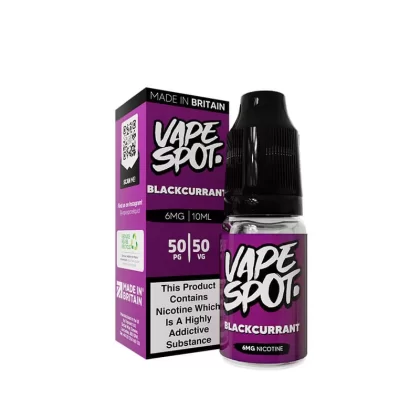 Vape Spot Blackcurrant E-Liquid 10ml - 12mg