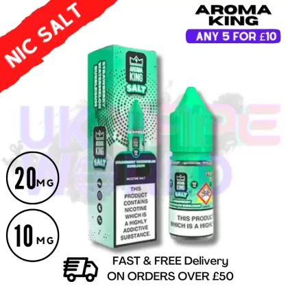 Strawberry Watermelon Bubblegum – Aroma King Nic Salt