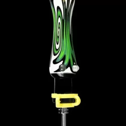 Wig Wag Glass Dab Straw - Style#Titanium Tip