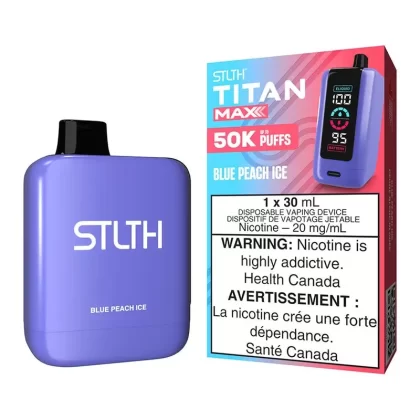 STLTH Titan Max Disposable Vape Device – Blue Peach Ice