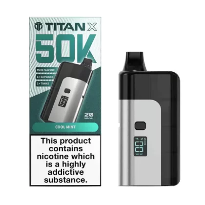 Titan X 50k Prefilled Vape Kit Cool Mint