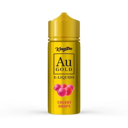 CHERRY DROPS E LIQUID AU GOLD BY KINGSTON 100ML 70VG