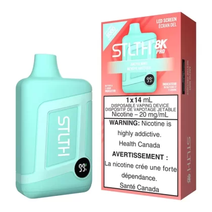STLTH 8K Pro Disposable Vape Device - Arctic Mint - 20mg/ml