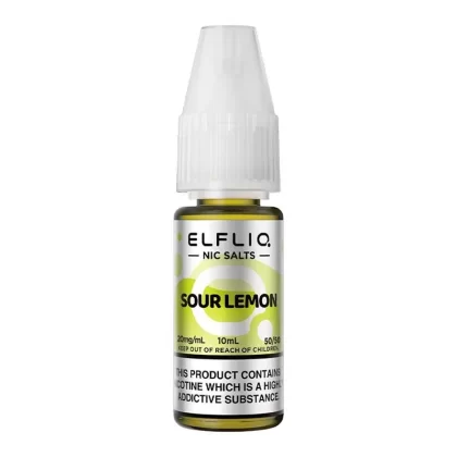 Sour Lemon By Elfliq 10ml Salts