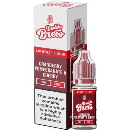 Ohm Brew Double Brew Nic Salt E-Liquid Cranberry Pomegranate & Cherry