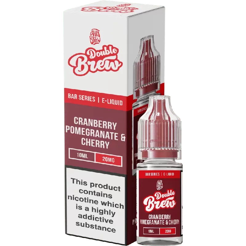 Ohm Brew Double Brew Nic Salt E-Liquid Cranberry Pomegranate & Cherry
