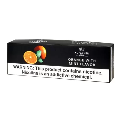 Al Fakher Orange With Mint Hookah Shisha - Size#10 Packs of 50g>250g (64016A)