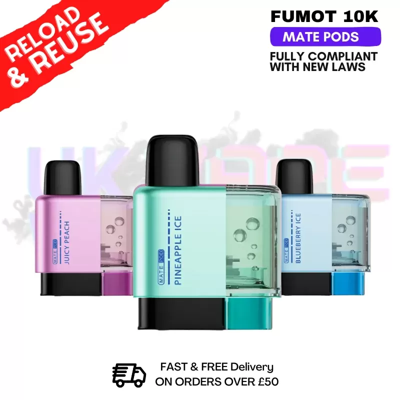 RandM Fumot Mate Puff 10K Replacement Pods – £5.79