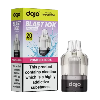 Pomelo Soda Dojo Blast 10K Refill Pack - 20mg - Vape Product (7F95EE)