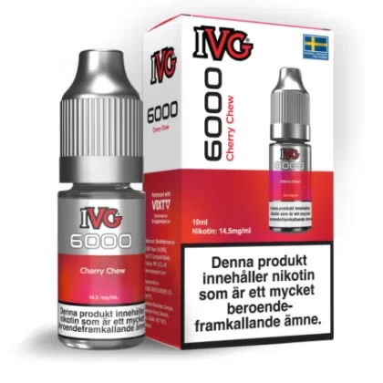 IVG Salt 6000 – Cherry Chew 14,5mg 10ml - E Ciggbutiken Se