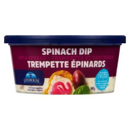 Litehouse Dip & Spread Spinach Dip, 340 g