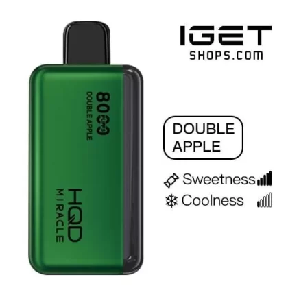 HQD Miracle 8000 – Double Apple - Ozvapeone (7B61C6)