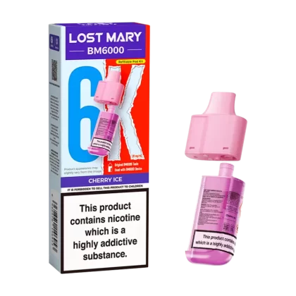 Cherry Ice Lost Mary BM6000 Refill Pack - Vapeshop Co