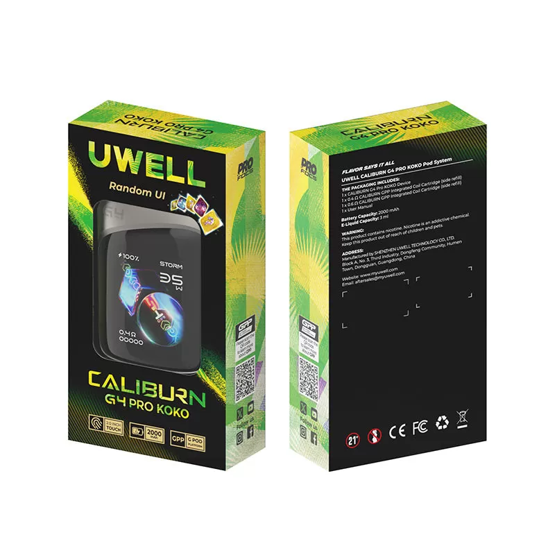 Uwell Caliburn G4 Pro Koko Pod Kit 35W - Vapormo - Image 3