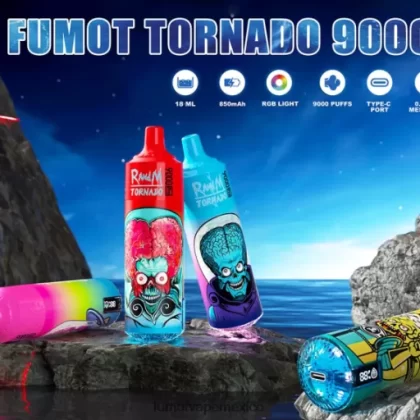 Fumot Tornado 1 pieza de vaporizador desechable 9000 pro de 18 ml caramelo arcoiris H0XPTX227 Fumot Vape Shop - Fumotvapemexico