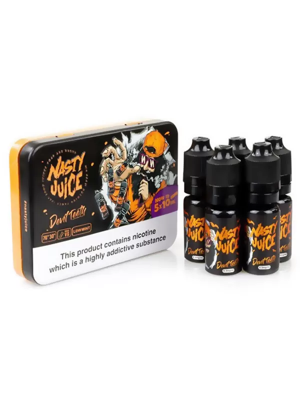 Devil Teeth - Nasty Juice E Liquid Multipack - 12mg