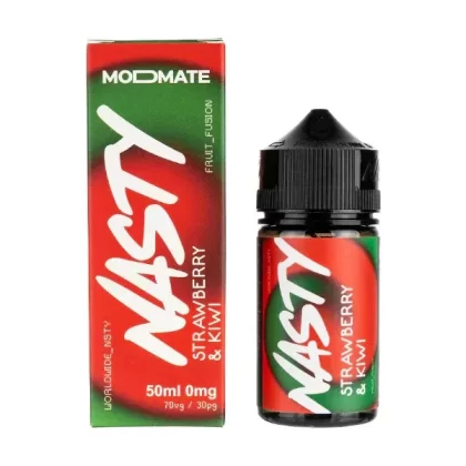 STRAWBERRY & KIWI E LIQUID BY NASTY JUICE MODMATE – SHORTFILL 50ML 70VG