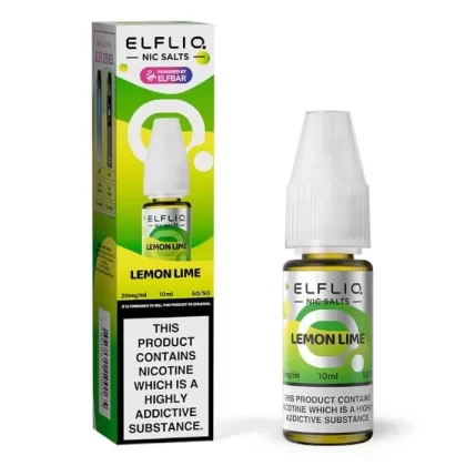 Lemon Lime ELFLIQ Nic Salts e Liquid 10ml – TPD - Vapestorm Co