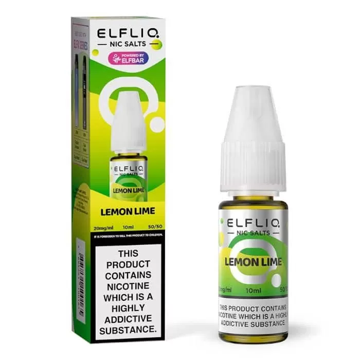 Lemon Lime ELFLIQ Nic Salts e Liquid 10ml – TPD - Vapestorm Co