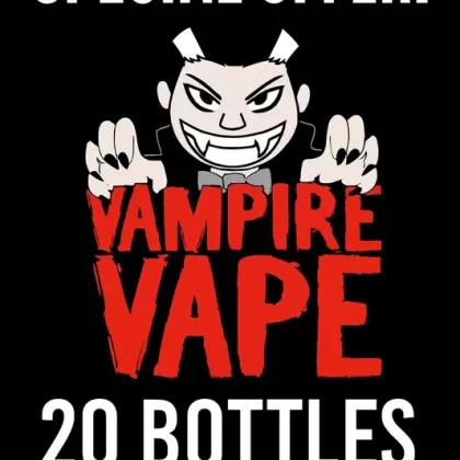 VAMPIRE VAPE SPECIAL OFFER! 20 Bottles for £20! LIMITED TIME!