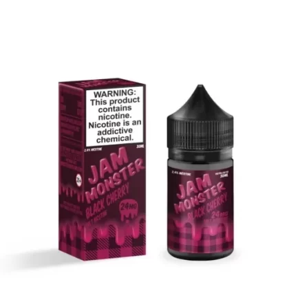 Jam Monster Salt E-Liquid – Black Cherry – 30ml