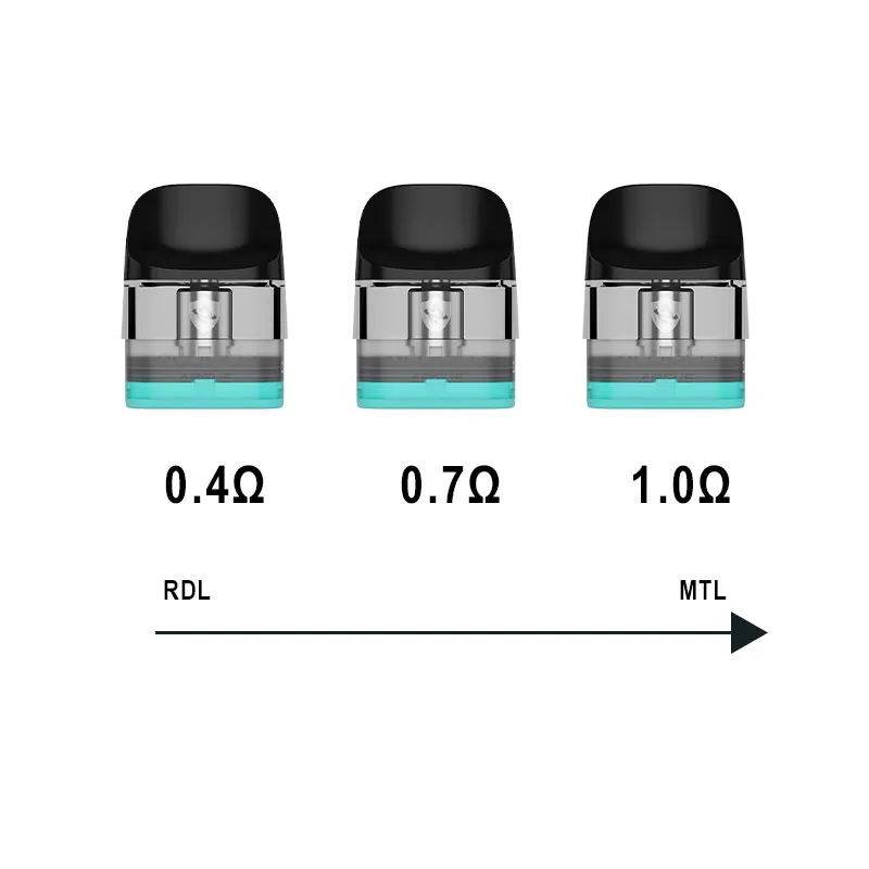 VooPoo Argus Snap Replacement Pods 2ml (0.4/0.7/1.0) - 0.4 OHMS, 0.7 OHMS - Image 2