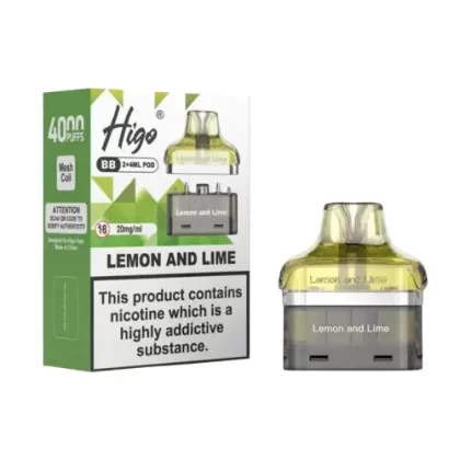 Higo BB 4000 Puffs Prefilled Pods - Box of 10 - CHERRY ICE - 10 Pack