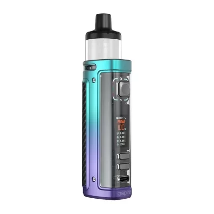Veynom LX Pod Kit By Aspire - Colour#Teal Purple Fade>Chrome Blue Fade>Gunmetal>Silver>Black>Rainbow>Metallic Fade>Gold Pink Fade