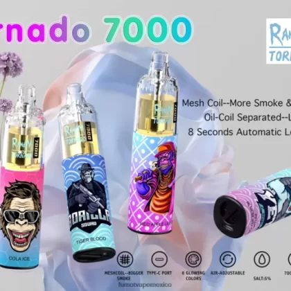 Fumot Tornado Pluma vaporizador desechable 7000 – 14 ml (1 pieza) bayas mixtas H0XPTX83 Fumot Sabores - Fumotvapemexico