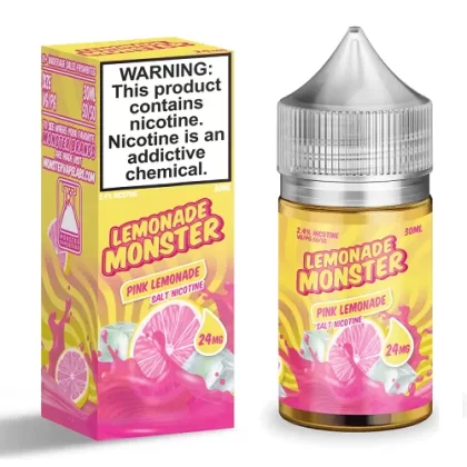 Pink Lemonade 30ml Nic Salt Vape Juice – Lemonade Monster - Eightvape