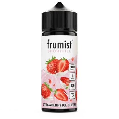 Frumist Strawberry Ice Cream 100ml Shortfill E-Liquid - Ecigpremium