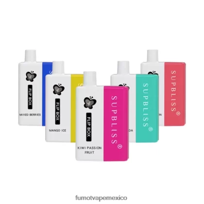 Fumot Supbliss Flip kit de vapeo reemplazable box 6000 – 10ml (1 pieza) bayas mixtas H0XPTX339 Fumot Flavors - Fumotvapemexico