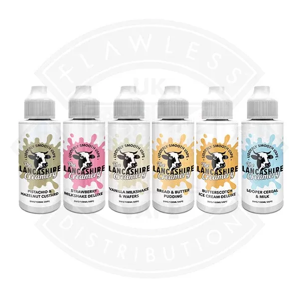 The Lancashire Creamery – 0mg 100ml Shortfill