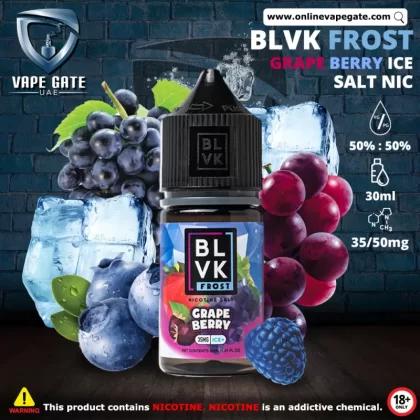 GRAPE BERRY ICE - BLVK FROST SALTS - 30ML - 50 mg / 30 ml
