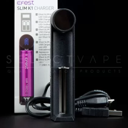 Efest Slim K1 Charger - Eliquidsupply (D51160)