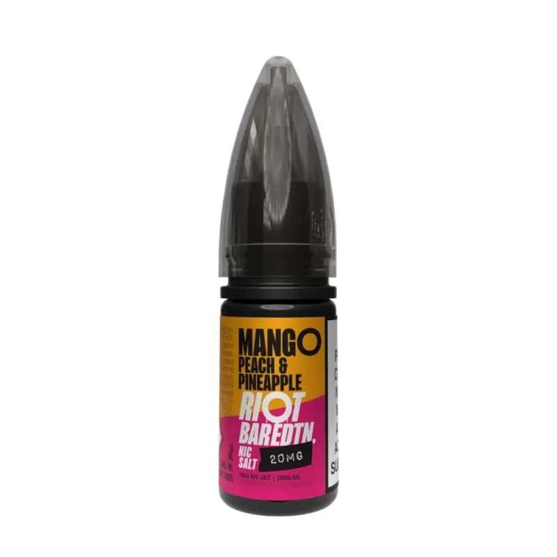 Mango Peach Pineapple Nic Salt E-Liquid Bar Edition by Riot Squad (10ml) - 10mg