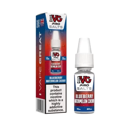 Blueberry Watermelon Cherry Nic Salt E-Liquid by IVG Pro - 20 mg - High Strength