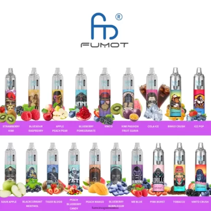 Fumot Tornado Pluma vaporizador desechable 0% 7000 14 ml (1 pieza) bayas mixtas H0XPTX524 Fumot Vape Sale - Fumotvapemexico