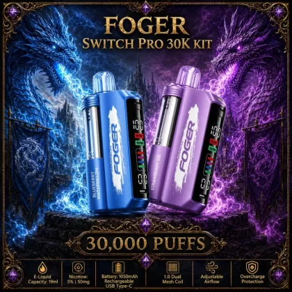 Foger Switch Pro 30K KIT TEXAS COMPLIANT AVAILABLE - Sour Blue Dust