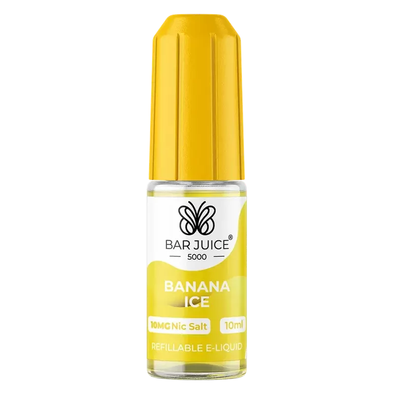 Bar Juice 5000 Banana Ice Nic Salt Vape Juice 10ml - Strength#10mg>20mg