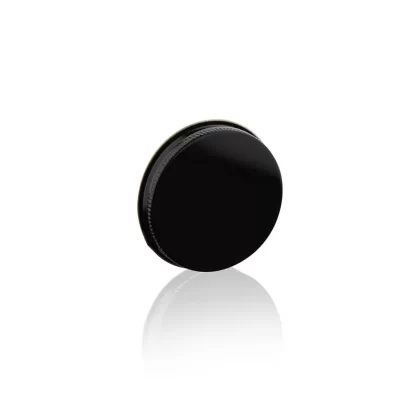 Metal Caps | Ridged Lid w/ Plastisol Liner | 63mm – Black