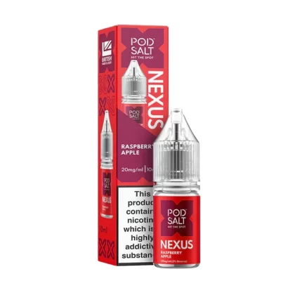 Pod Salt Nexus Raspberry Apple Nic Salt Vape Juice - 10mg