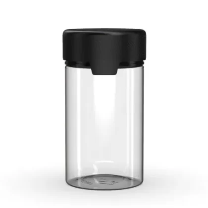 CHUBBY GORILLA | Child Resistant Clear Plastic Aviator Container w/ Black Cap | 150mL – 5oz – 300 Count