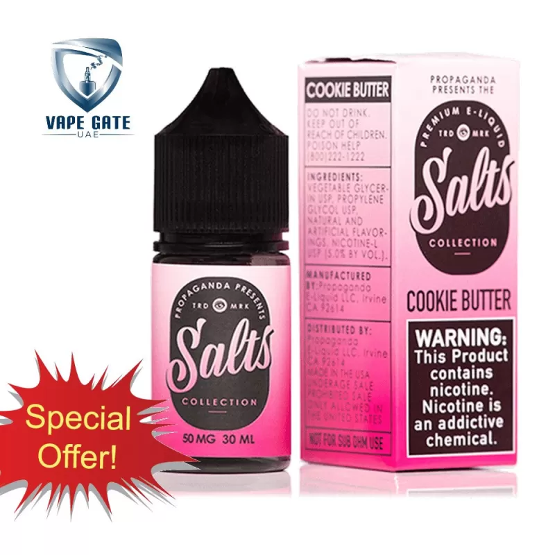 Cookie Butter 30ml - PROPAGANDA SaltNic - 50 mg - 30 ml