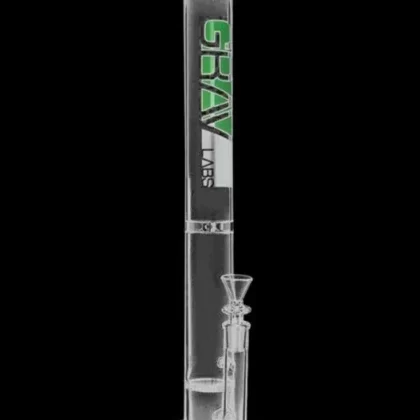 GRAV Straight Tube Water Pipe with a Disc Base - Vape Store