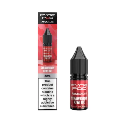 Strawberry Kiwi Ice Nic Salt E-Liquid by Pyne Pod - 5 mg - Low Strength