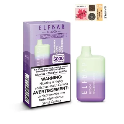 ELF BAR 5000 – CRANBERRY GRAPE